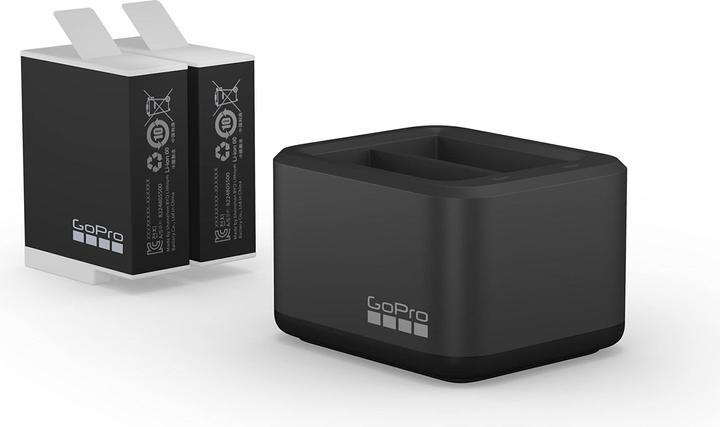 Image du produit GoPro Dual Battery Charger + Enduro Batteries (Hero 12 Noir, Hero 11 Noir, Hero 10 Noir, Hero 9 Noir)