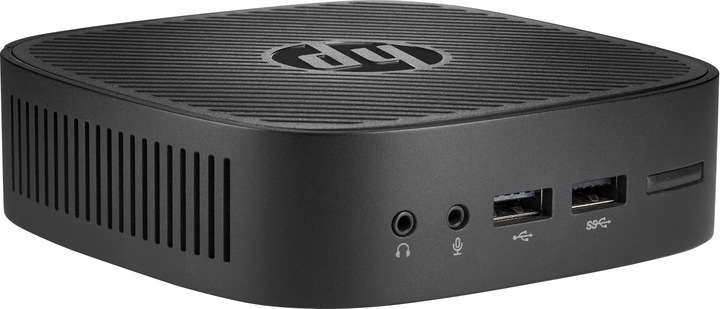 Actual product image HP t240 - Thin Client - USFF - 1 x Atom x5 Z8350 / 1.44 GHz (Intel Atom x5-Z8350, 2 GB, 8 GB)