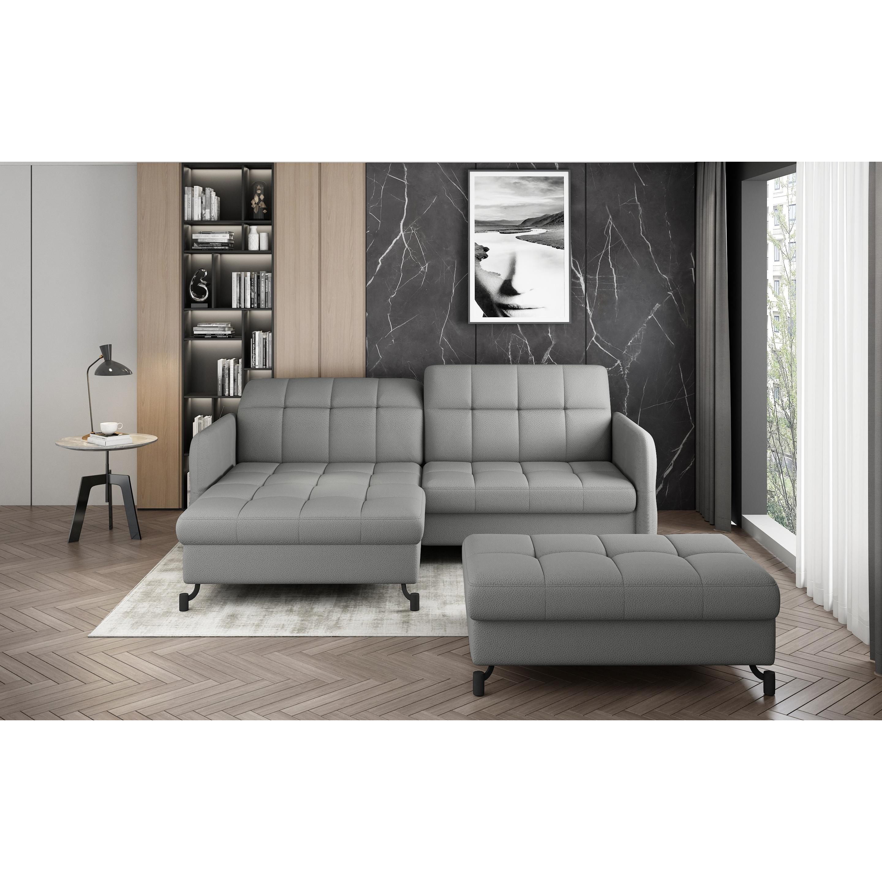 ELTAP, Sofa, Narożnik Lorelle + Pouf (Ecksofa, Polstergruppe, Bettsofa)