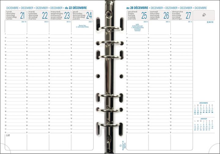 Exacompta Exatime 21 Inhalt 1W/2S 2021 E28272 14,2x21cm (A5, Deutsch)