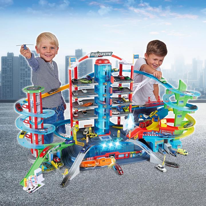 Actual product image Majorette Super City Garage + 6 Vehicles