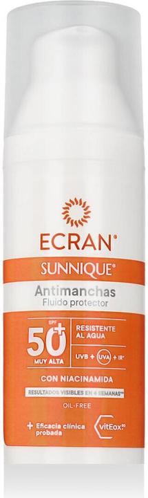 Ecran SUNNIQUE antimanchas facial SPF50+ 50 ml (Crème solaire visage, SPF 50, 50 ml)