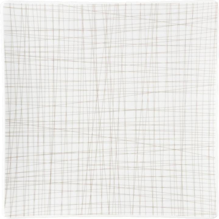 Rosenthal Teller quadr. 27 cm - Mesh Line Walnut (1 x, 27 cm)