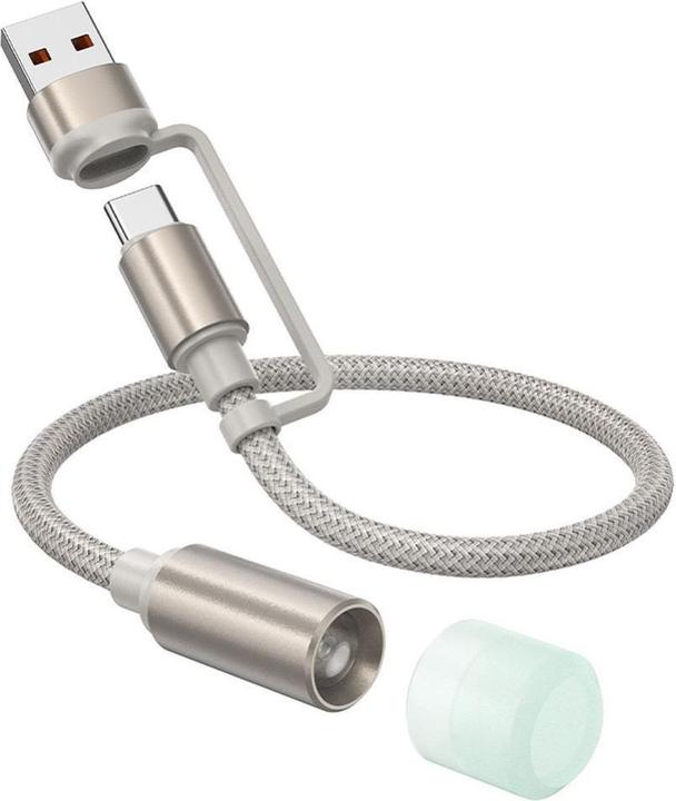 Immagine prodotto Hoco Cable cable USB A / Type C to LED light UA38C gold (USB 3.0)