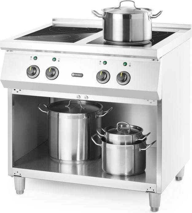 Actual product image Hendi Induction cooker with four burners 400V 17000W 800x700