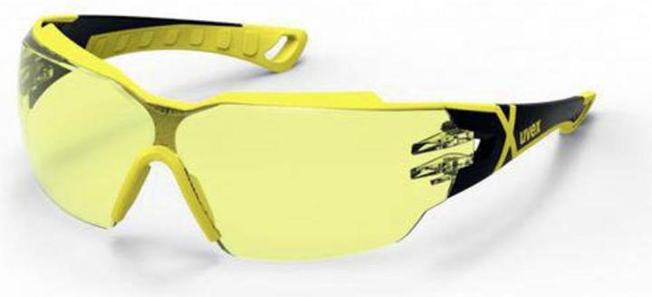 Productafbeelding Uvex Veiligheidsbril Pheos CX2 gele lens, supravision excellence (anti-kras en anti-fog) coating