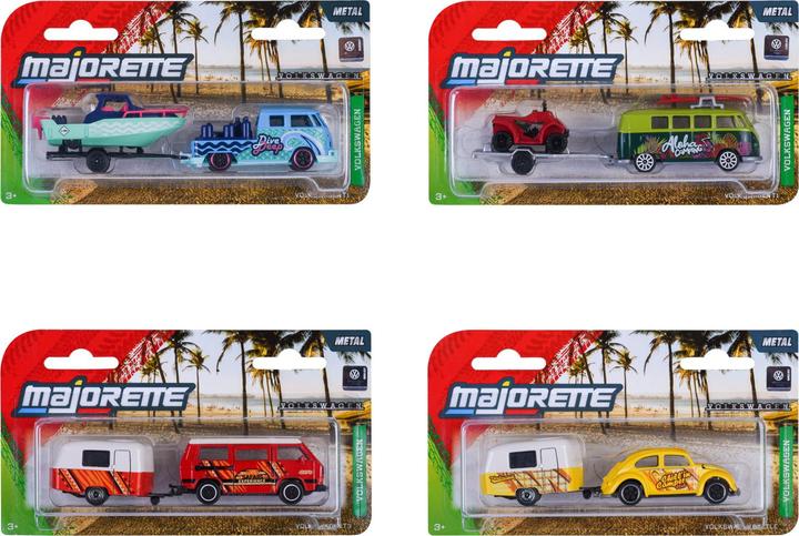 Actual product image Majorette Volkswagen Trailer, 4-sort.