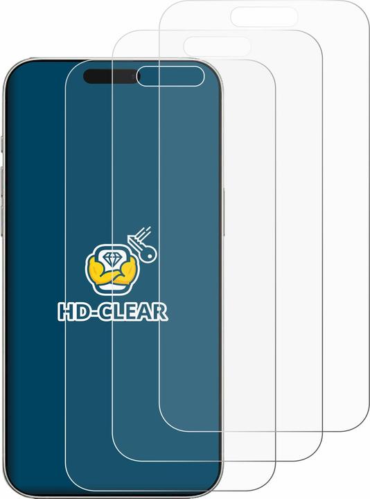 Productafbeelding BROTECT Schermbeschermer Schermbeschermfolie Helder Transparant (6 Stuk, Apple iPhone 16)