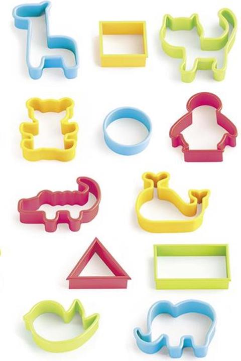 Actual product image Djeco Large kneading set (4 colours, 15 tools)