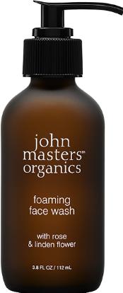 Image du produit John Masters Organics Foaming Face Wash Rose & Linden Flower - Nettoyant moussant pour le visage (Mousse nettoyante, 112 ml)