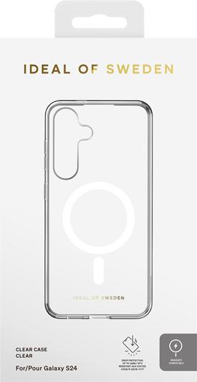 Actual product image iDeal Of Sweden Clear Case Entry Magsafe - Clear (Samsung Galaxy S24)