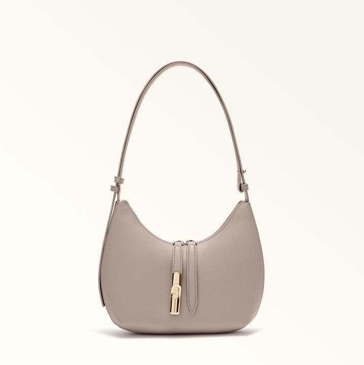 Produktbild Furla drop s linen leather shoulder bag