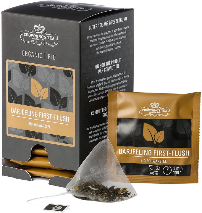 Produktbild Crowning's Tea Darjeeling First-Flush Premium Bio-Tee (30 g)