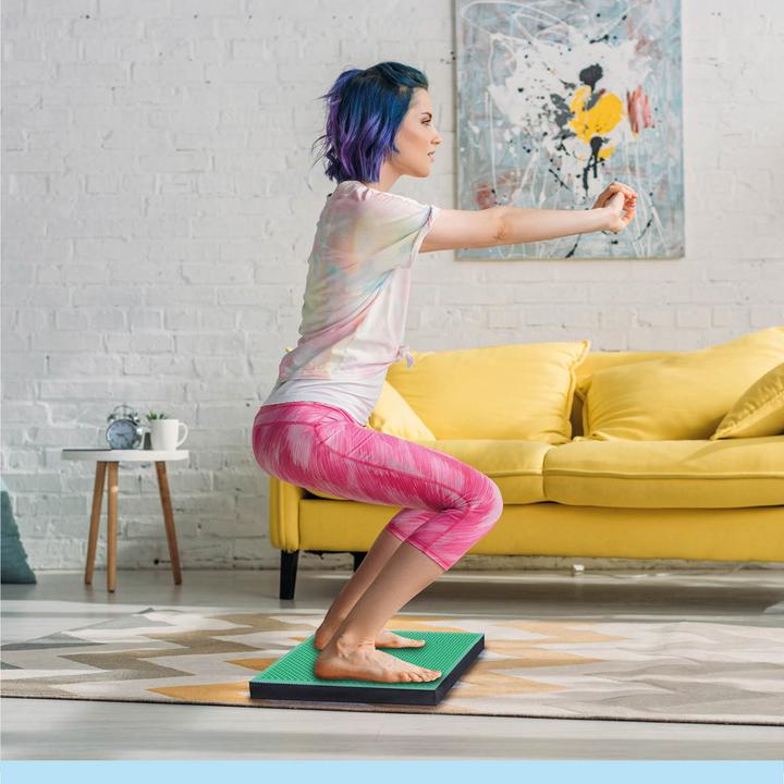 Produktbild Orange Gym Spiky Bal. Pad 2in1 - Grn/Blk