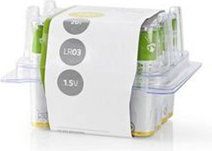 Actual product image Nedis Alkaline Battery AAA 1.5 V 2 0 pieces Box (20 pcs., AAA)