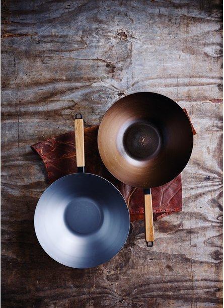 Produktbild Beka Wokpfanne Nomad 20 cm (20 cm, Wok Pfanne, Carbonstahl)