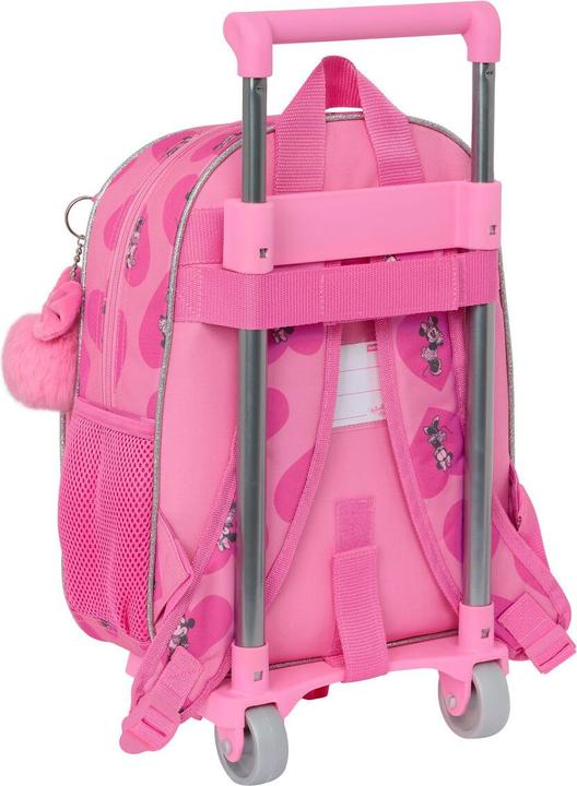 Produktbild Minnie Mouse Schulrucksack mit Rädern Loving Rosa 28 x 34 x 10 cm (28 l)