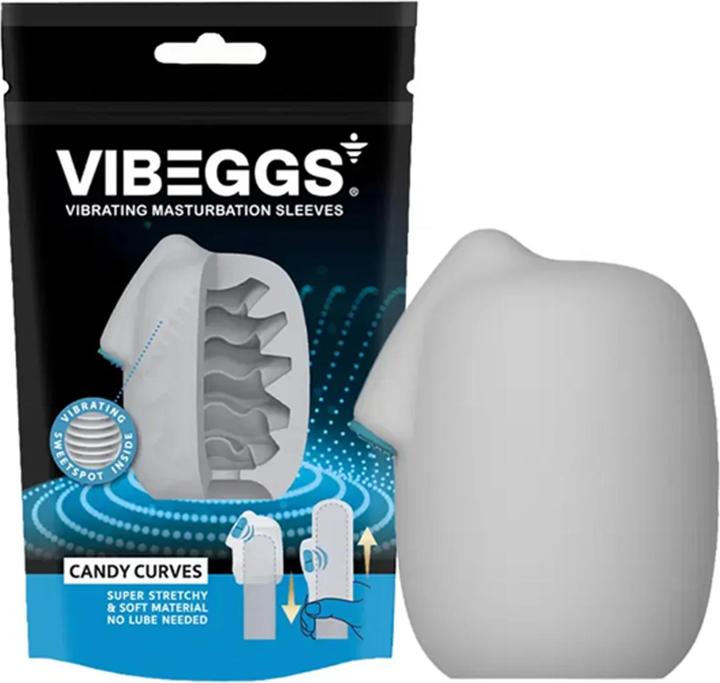 Actual product image Vibeggs Vibrating masturbation sleeve