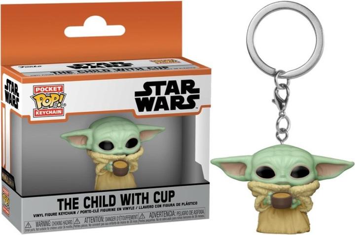 Actual product image Funko Pocket POP! - The Mandalorian: The Child w/Cup