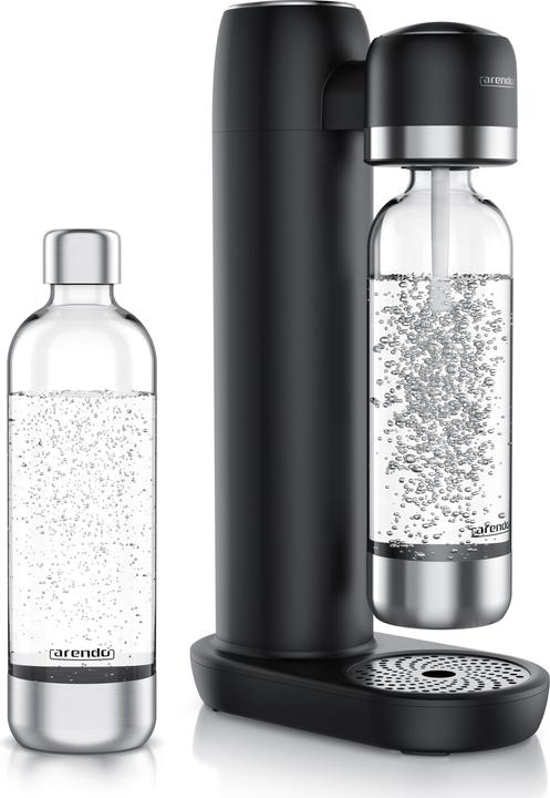 Actual product image Arendo Wassersprudler Soda Maker + 2x 1000ml Flasche, Soda Streamer mit Wasserflaschen für 60l CO2 Zylinder
