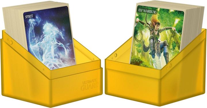 Image du produit Ultimate Guard UGD010690 - Boîte à cartes Boulder - 100+ cartes, taille standard, ambre
