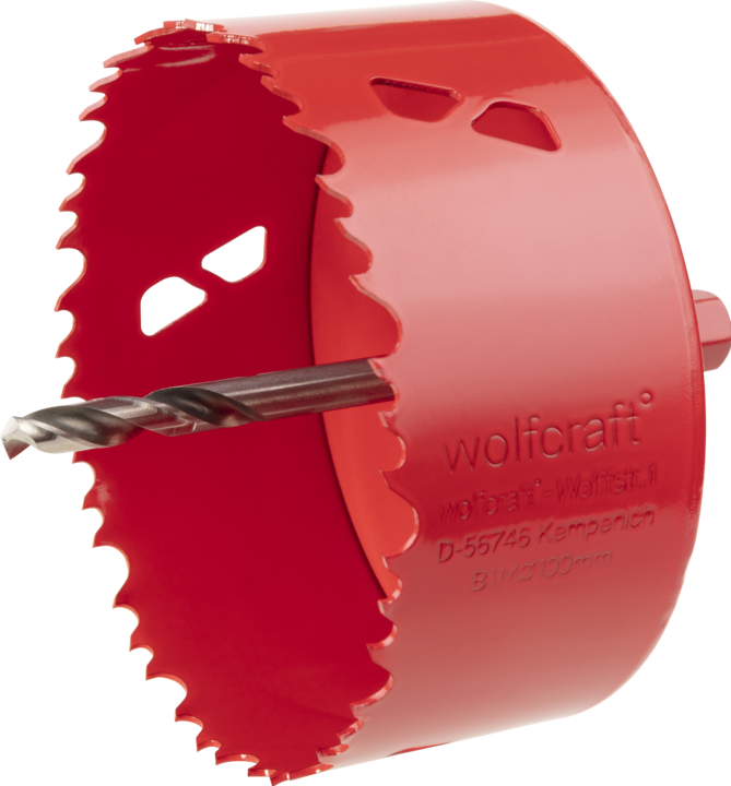 Produktbild wolfcraft Bi-Metall-Lochsäge, Ø 100 mm (6 mm)