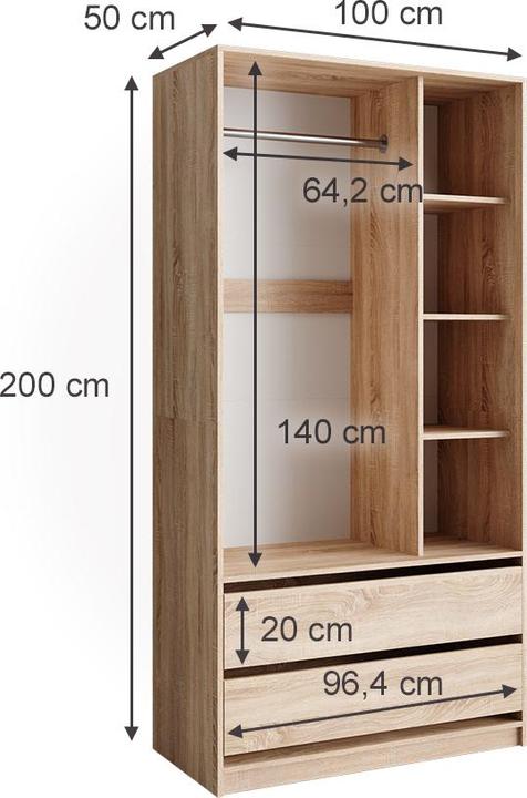 Produktbild Vicco Elmo (100 x 50 x 200 cm)