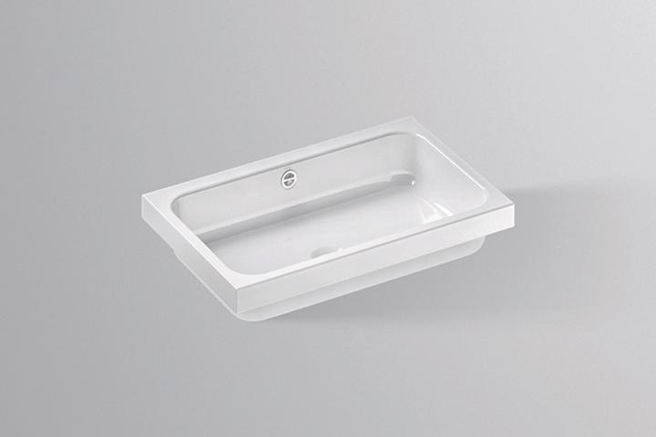 Actual product image Alape top basin AB.SR650, rectangular W: 650mm H: 127mm D: 415mm, 3230700000, white (415 mm, 650 mm)