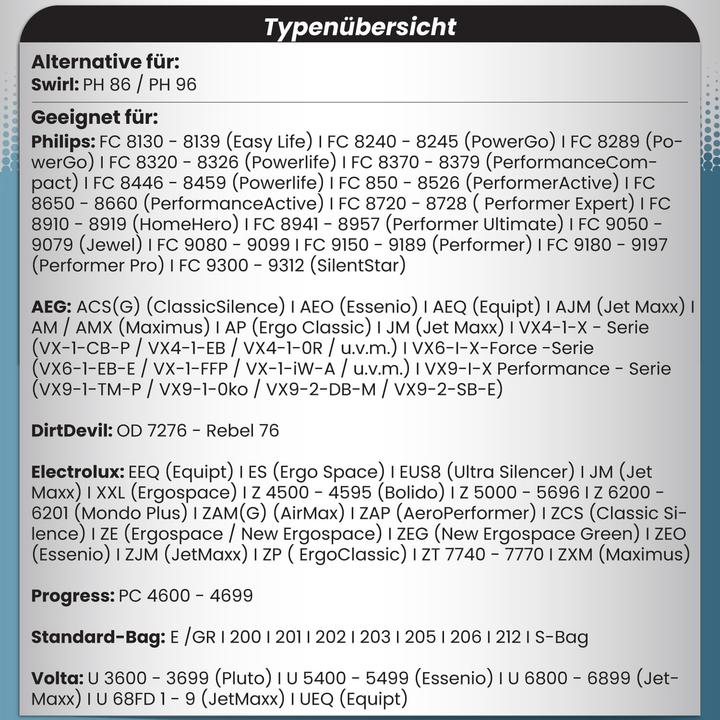 Produktbild Mc Filter 20 Staubsaugerbeutel (20 x)