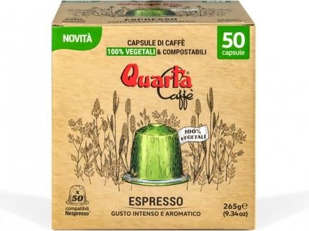 Immagine prodotto Quarta Caffé Capsule Nespresso Espresso (50 capsule) (50 x Porta.)
