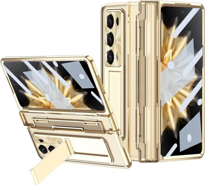 Actual product image Cover-Discount Honor Magic V2 - 360-degree protective case with kickstand gold (Honor Magic V2)