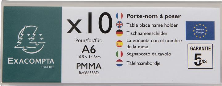 Actual product image Exacompta Table leaflet stand (A6, Across)