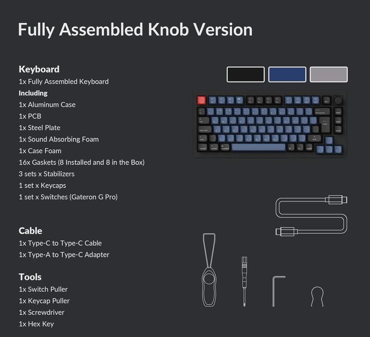 Actual product image Keychron Q1 (CH, Cable)