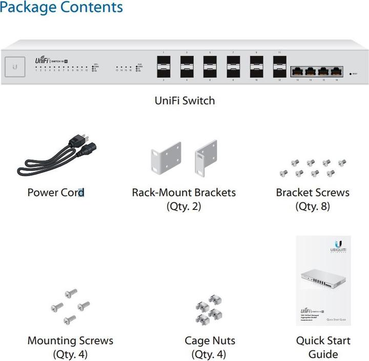 Produktbild Ubiquiti Unifi Switch US-16-XG (16 Ports)
