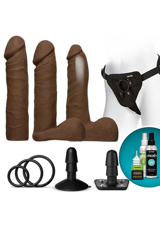 Image du produit Doc Johnson Vac-U-Lock™ - Kit double densité ULTRASKYN™ - Chocolat