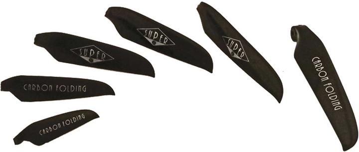 Actual product image Super carbon folding replacement blades 13x10" 6mm blade twurzel 33/25cm black 2pcs. airscrew