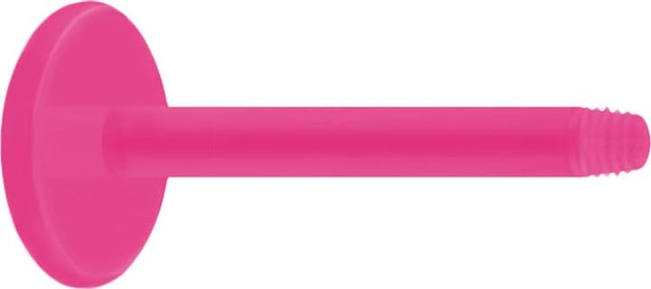 Image du produit Star Piercing Bâton de labret rose (Acrylique, sans laiton)