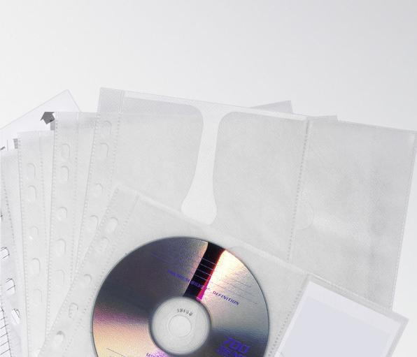 Image du produit Durable CD/DVDOrganisateurPochettes (Platine, CD)