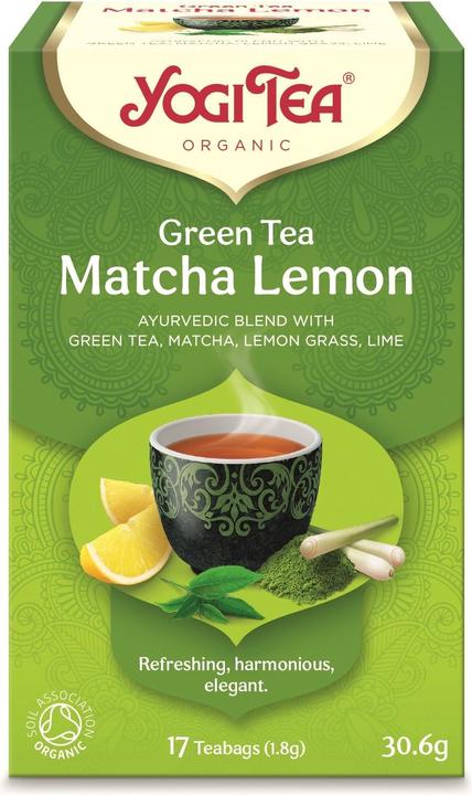 Yogi Tea Tè Verde con Limone e Matcha (Tè Verde Matcha Limone) Biologico (17 x 1,8 g) 30,6 g - Yogi -Tee (30.60 g)