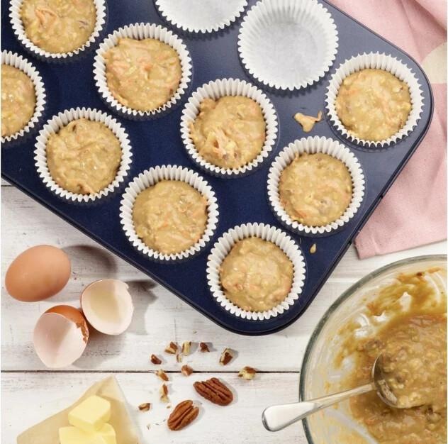 Actual product image Zyliss Muffin baking pan 12 wells, dark blue (25 cm)