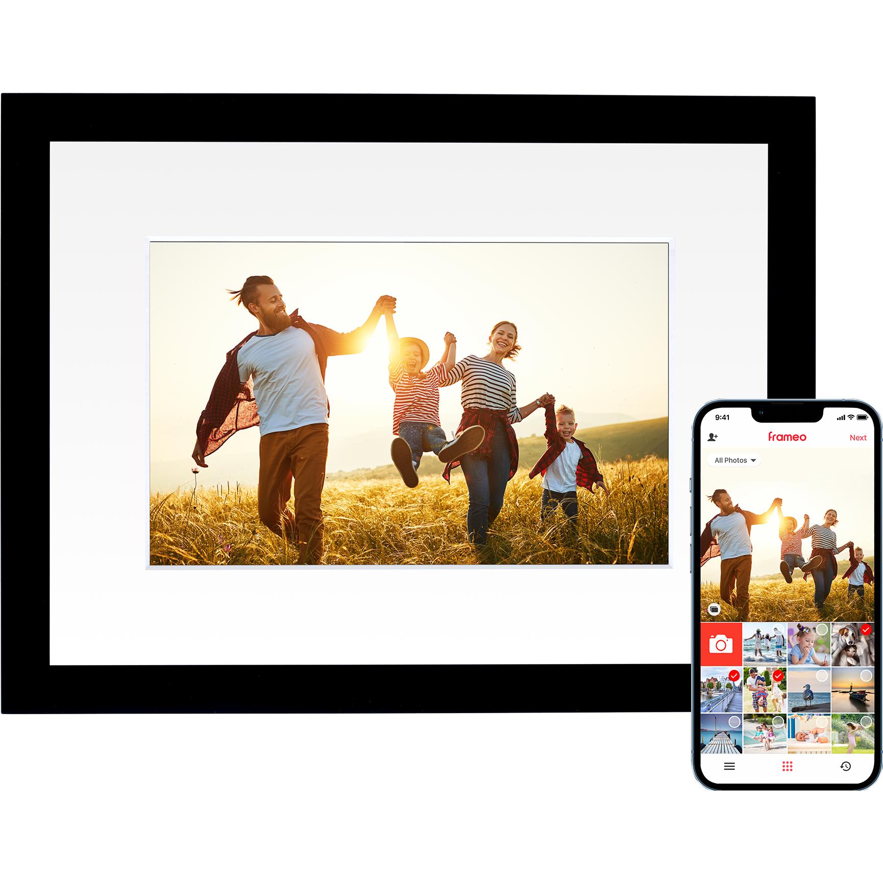 Rollei Smarter Bilderrahmen 10,1“ Diagonale WiFi Frameo App Modell 110 (10.10"), Cornice digitale