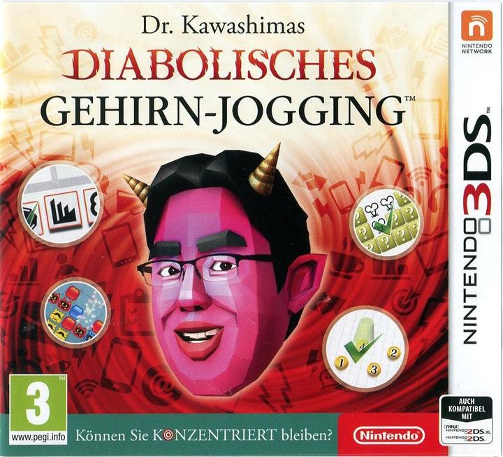 Produktbild Nintendo Dr. Kawashimas diabolisches Gehirn-Jogging (3DS, DE)