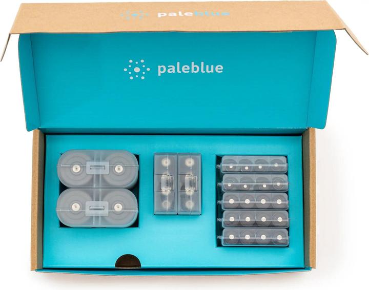 Produktbild Pale Blue Home Conversion Kit USB-C (28 Stk., 9V Block, AA, AAA, D, 1560 mAh)