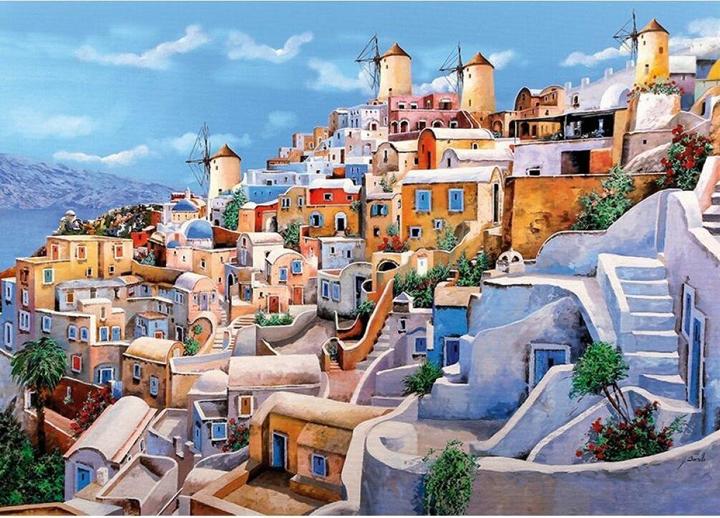 Actual product image Cherry Pazzi Puzzle Colours of Santorini 1000 pieces (1000 pieces)