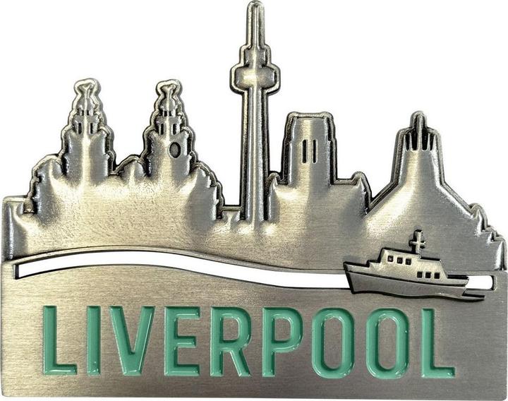 Rock Off City Of Liverpool Skyline KühlschrankMagnet
