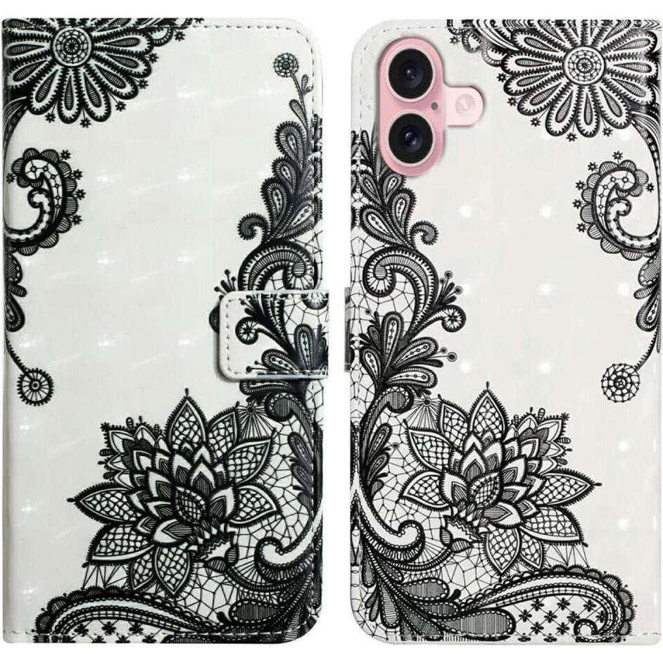 Cover-Discount iPhone 16 Plus - Etui Glitzer Effekt (Apple iPhone 16 Plus), Smartphone Hülle