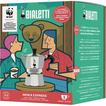 Thumbnail - Bialetti Espressokocher Moka Express, Espressokocher, Silber