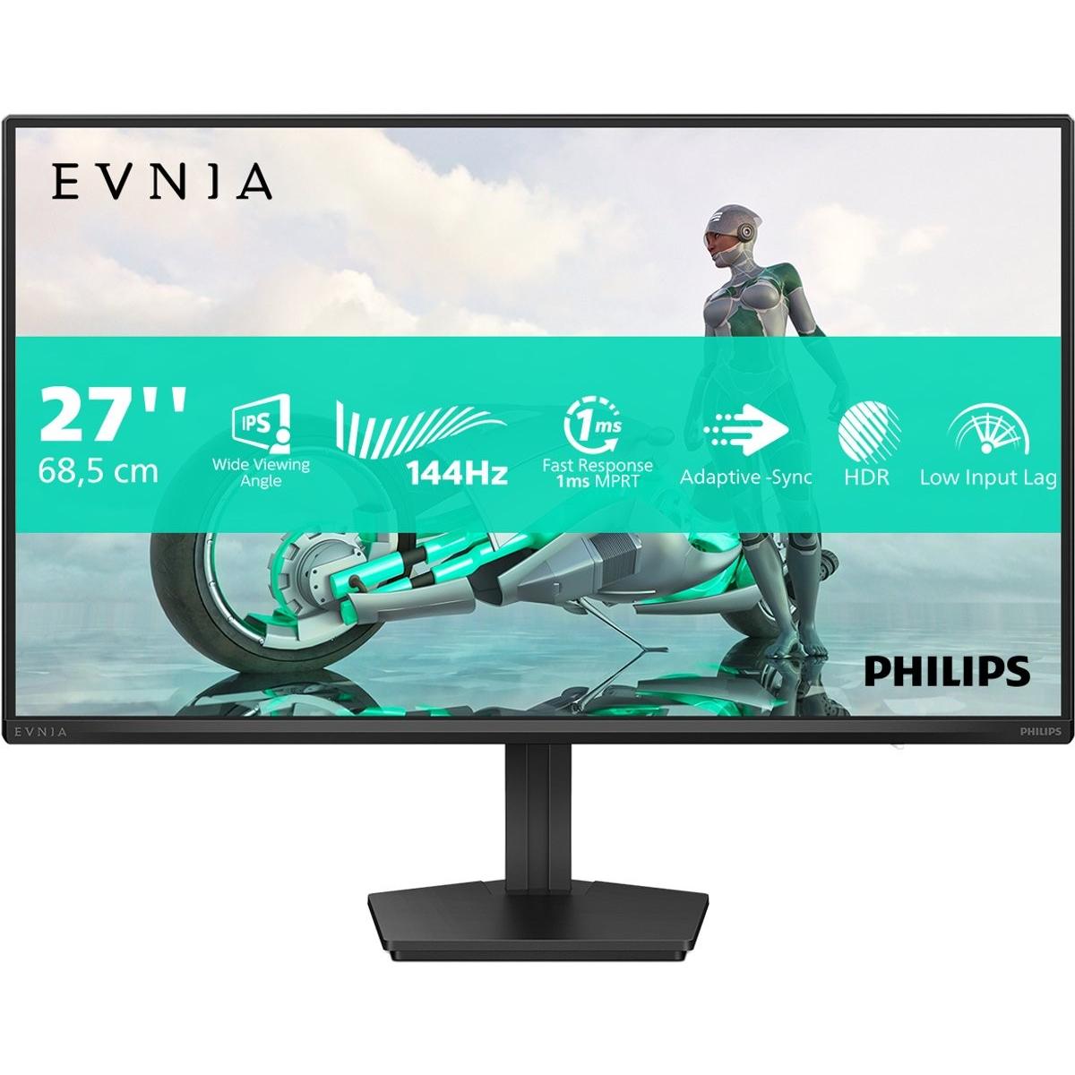 Philips Evnia 3000 Series 27M2N3200NF (1920 x 1080 Pixel, 27"), Monitor, Grau