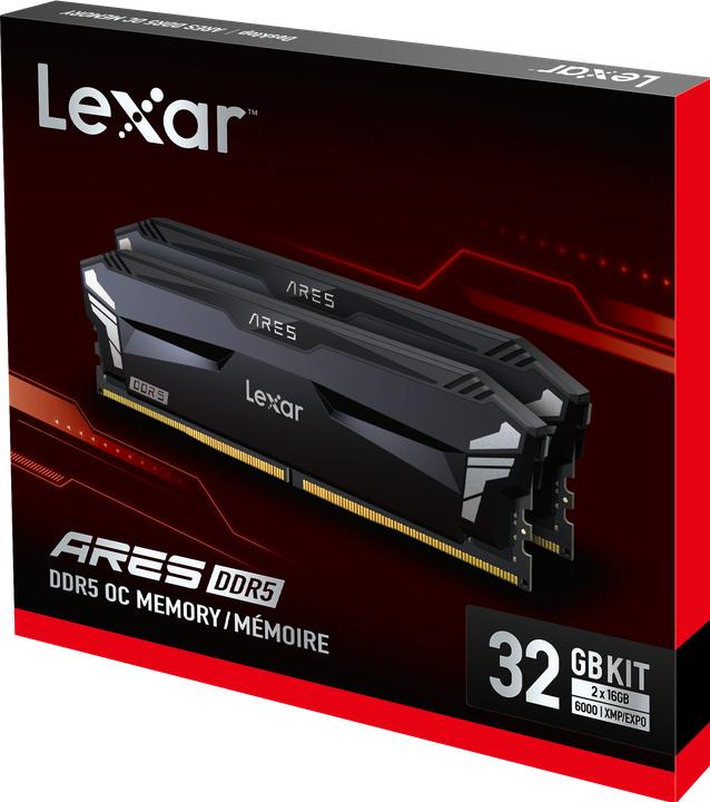 Actual product image Lexar Pamięć LD5U16G60C320A-RGD (2 x 16GB, 6000 MHz, DDR5 RAM, DIMM)