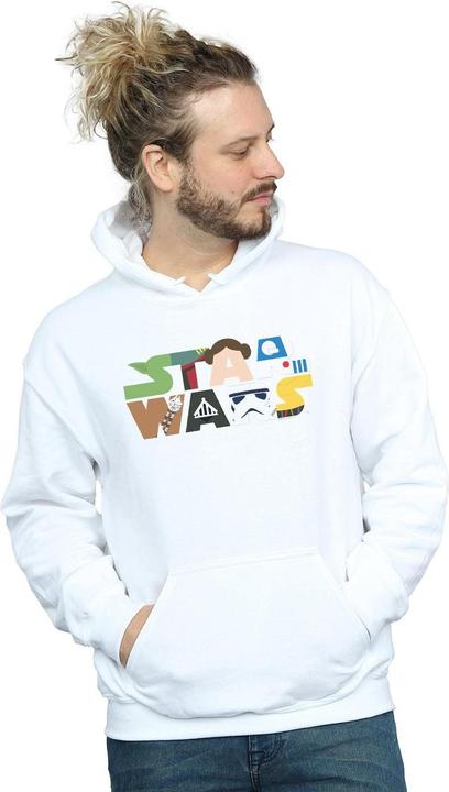 Image du produit Star Wars - Sweat à capuche CHARACTER LOGO - Homme (M)